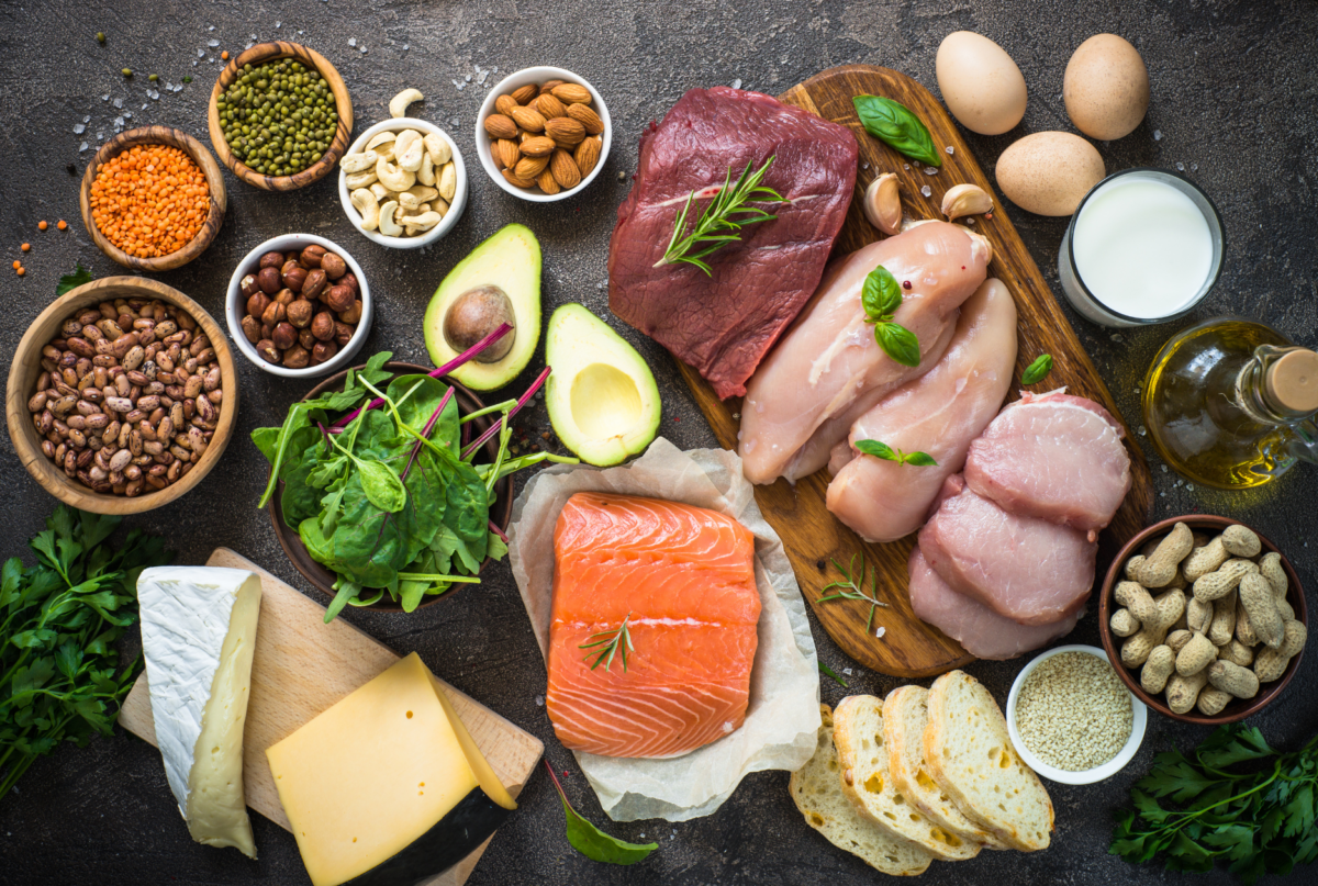 Whole food sources of vitamin A, butter, liver, salmon, chicken breasts, healthy fats