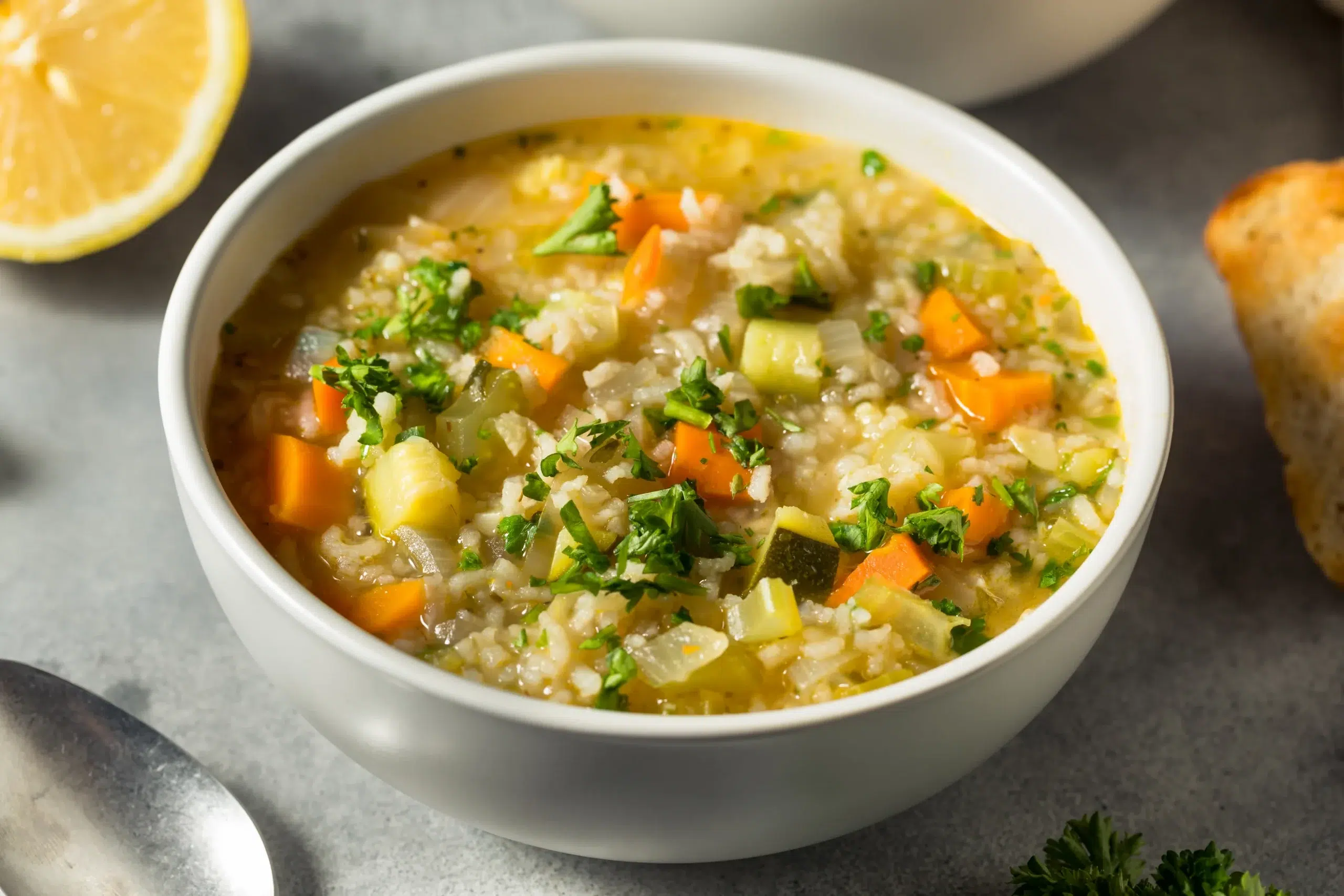 Immune Boosting Lemon Garlic Chicken Soup - Wellness IQ